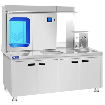 Countertop Ice Maker Operating Table Boba Bubble Milk Tea Equipment
